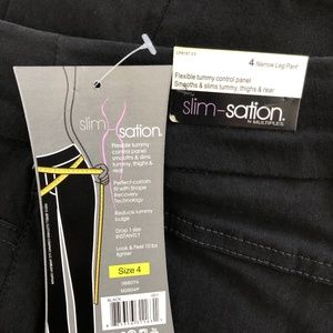 Slimsation Black narrow leg pant